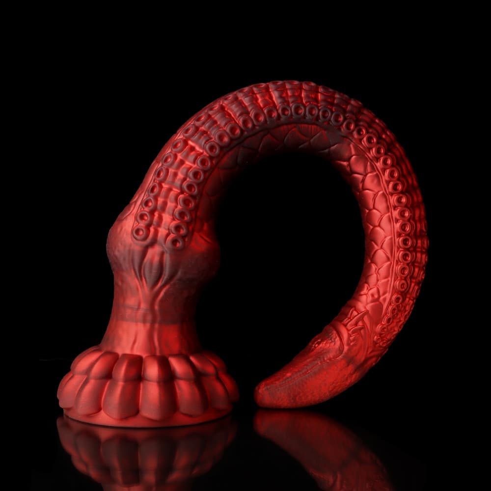 Eel Crimson Tentacle Dildo – A Deep - Sea Fantasy - BeastGasm